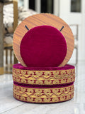 Purple Fibre Tabla Rings & Covers