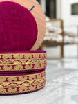 Purple Fibre Tabla Rings & Covers