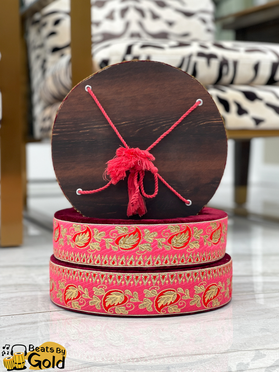 Fibre Tabla Rings & Covers | The Pink Paisley – SikhTreats