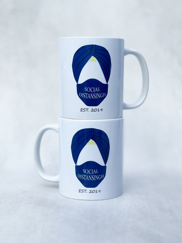 Social DistanSingh Mugs freeshipping - sikhtreats