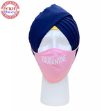 Face Mask | Kaurantine | Pink freeshipping - sikhtreats