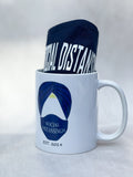 Face Mask | Social DistanSingh | Navy Blue | FREE MUG freeshipping - sikhtreats