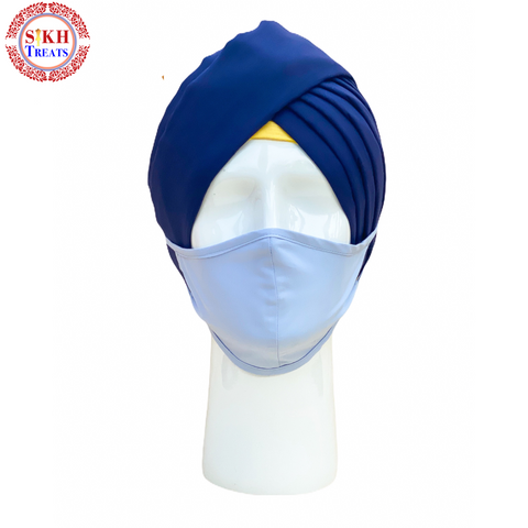 Face Mask | Plain | Sky Blue freeshipping - sikhtreats