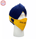 Face Mask | Social DistanSingh | Yellow | freeshipping - sikhtreats