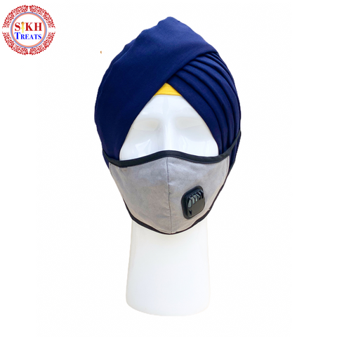 Face Mask | Vent Mask | Grey & Black freeshipping - sikhtreats